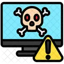 Alerta De Violacion Cibernetico Incidente Icono