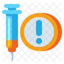 Alerta De Injecao Aviso De Injecao Injecao Ícone