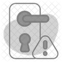 Alerta De Macaneta Da Porta Macaneta Da Porta Porta Icon