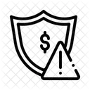 Escudo Riesgo Negocio Icono