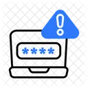 Alerta De Senha Aviso De Senha Aviso De Seguranca Icon