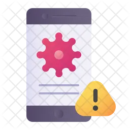 Alerta de vírus para smartphone  Ícone