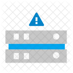 Alerta del servidor de datos  Icono