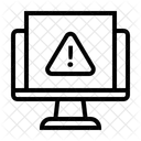 Alerta Del Sistema Error Del Sistema Computadora Icono
