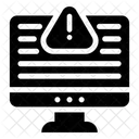 Error Del Sistema Error De Computadora Advertencia Del Sistema Icono