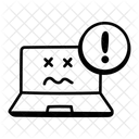 Advertencia Del Sistema Alerta Del Sistema Alerta De Computadora Portatil Icono