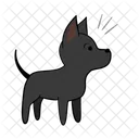 Aviso Cauteloso Perro Icon