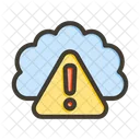 Alerta Advertencia Nube Icon