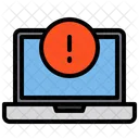 Alerta de computadora portátil  Icono