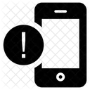 Alerte Mobile Notification De Piratage Alerte De Danger Icône