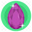Gemstone Diamond Emerald Icône
