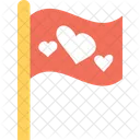 Bandera Corazon Signo Icono