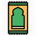 Alfombra De Oracion Mat Islam Musulman Icono