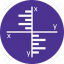 Algebra Graph Analytics Data Visualization Icon