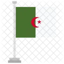알제리 국가 국가 아이콘