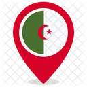 알제리 국가 국가 아이콘