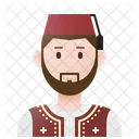 Algeria Man  Icon