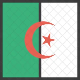 Algerien Flag Symbol