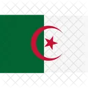 Algerien Flagge  Symbol