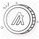 Algorand Coin Crypto Icon