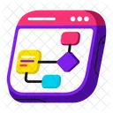 Algorithm Flowchart Flow Diagram Icon
