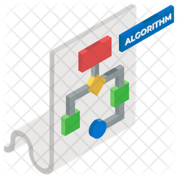 Algorithm Icon - Download in Isometric Style