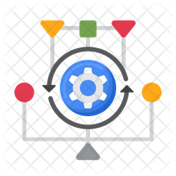 Algorithm Icon - Download in Flat Style