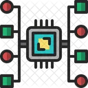 Algorithm Ic Chip Icon