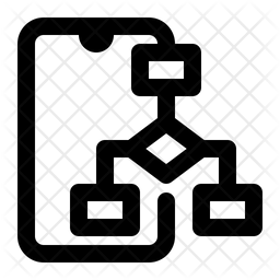 Algorithm Icon - Download in Line Style