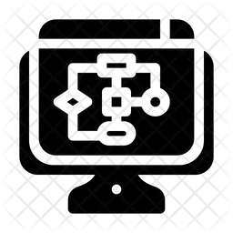 Algorithm Icon - Download in Glyph Style