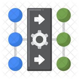 Algorithm Change Icon - Download in Flat Style