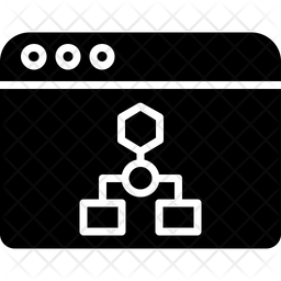 Algorithm Chart Icon - Download in Glyph Style
