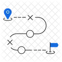 Algorithm Decision Making Process Mapping Icon