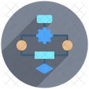 Machine Learning Data Code Icon