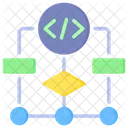 Algorithm Program Flow Icon
