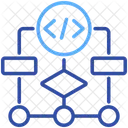 Algorithm Program Flow Icon