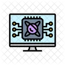 アルゴリズム、スクリーン、量子 アイコン