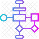 Algorithme Organigramme Diagramme De Flux Icône