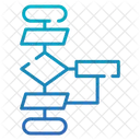 Algorithme Flux De Travail Planification Icône