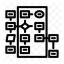 Algorithme Organigramme Machine Icône