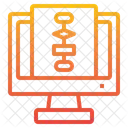 Algorithmus Flussdiagramm Webseite Symbol