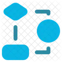 Algorithmus Workflow Flussdiagramm Symbol