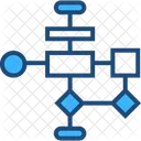 Algoritmo Fluxograma Diagrama De Fluxo Ícone