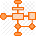 Algoritmo Fluxograma Diagrama De Fluxo Ícone