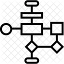 Algoritmo Fluxograma Diagrama De Fluxo Ícone