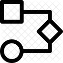 Algoritmo Fluxograma Diagrama De Fluxo Ícone