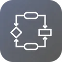 Diseno Algoritmos Diagrama De Flujo Icono