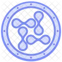 Crypto Exchange Platform Duotone Line Icon Icon