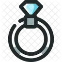 Icone De Diamante Colorido Icon