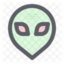 Alien Face Space Icon